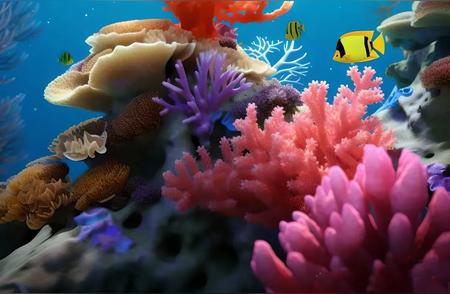 珊瑚的五彩世界